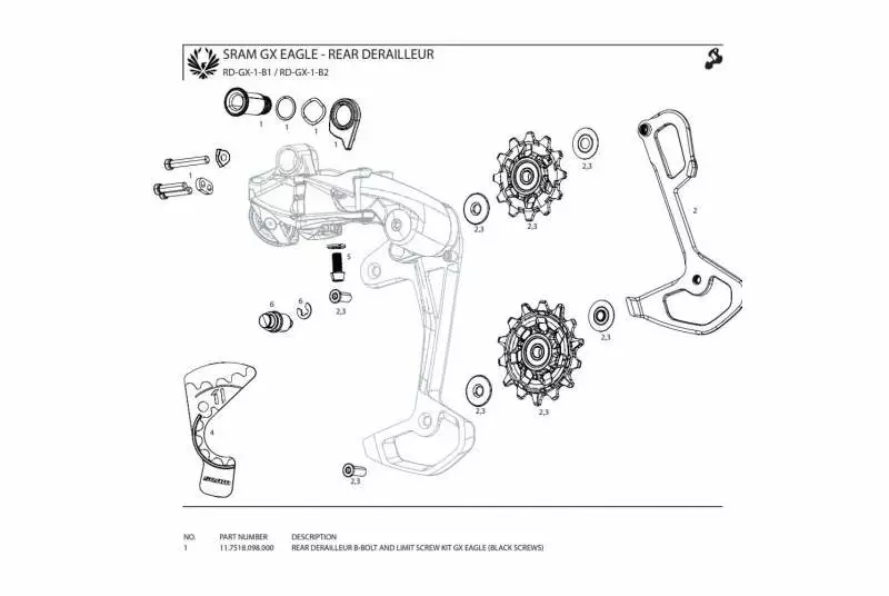 Cambio Sram Eagle GX 4 Cambio Sram Eagle GX - Imagen 2