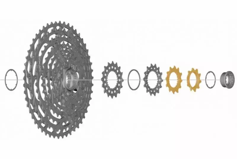 Coronas Shimano 10D Y 12D Para CS-M9100 4 Coronas Shimano 10D Y 12D Para CS-M9100 - Imagen 2