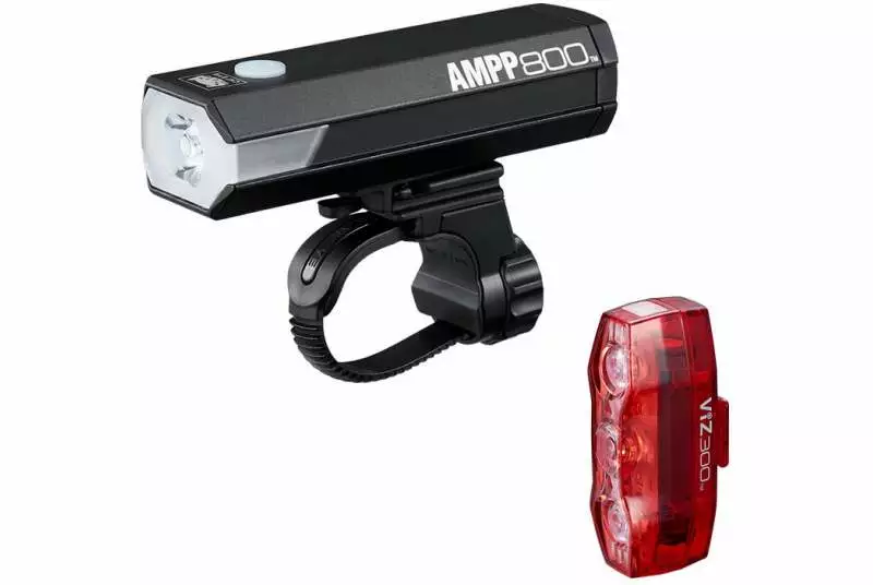 Juego De Luces Cateye AMPP 800 / Viz 300 3 Juego De Luces Cateye AMPP 800 / Viz 300