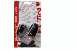 Juego De Luces Eltin USB 4 Led Recargable Silicona -Bicicletas Ventas juego de luces eltin usb 4 led recargable silicona 2